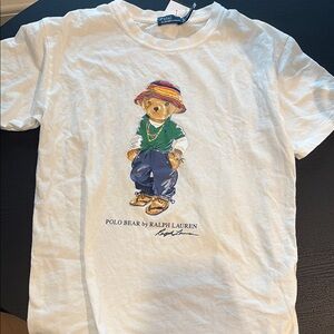 Ralph Lauren White Polo Bear T-Shirt
